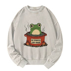 Kyoto-Lion Frog£ºNo Worries£¬Just Chaos Washed Sweatshirt