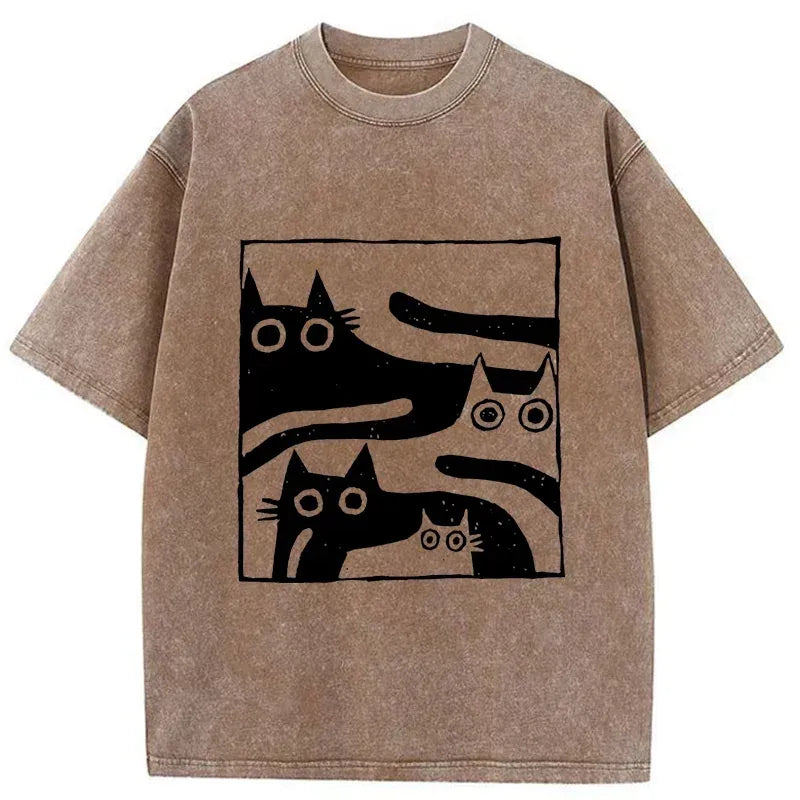 Unisex cotton t-shirt with Japanese art