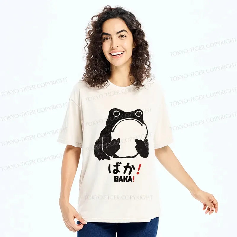 Funny Baka Frog T-Shirt for Daily Wear