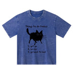 funny meme cat t shirt for kids