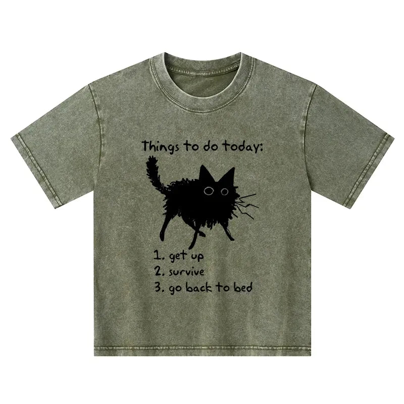 japanese style washed t shirt for daily wear