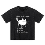 funny meme cat t shirt for kids