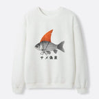 Kyoto-Lion Fish Disguise Waffle Sweatshirt