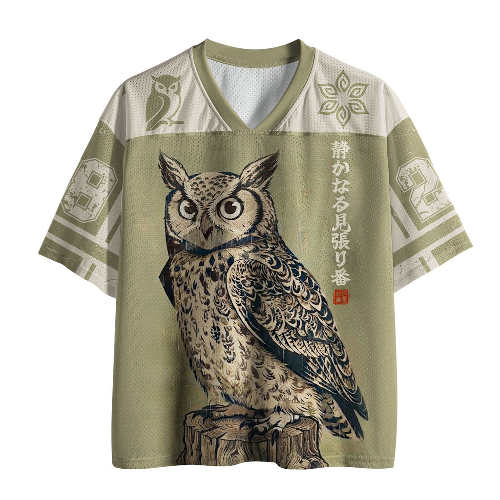 Japanese Owl Mesh Jersey for Summer