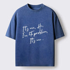 Kyoto-Lion Funny Self Deprecating Meme Washed T-Shirt