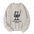 Japanese Ukiyo-e Frog Sweatshirt Gift for Him