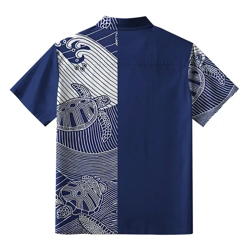 Kyoto Lion Hawaiian Shirt for Vacation