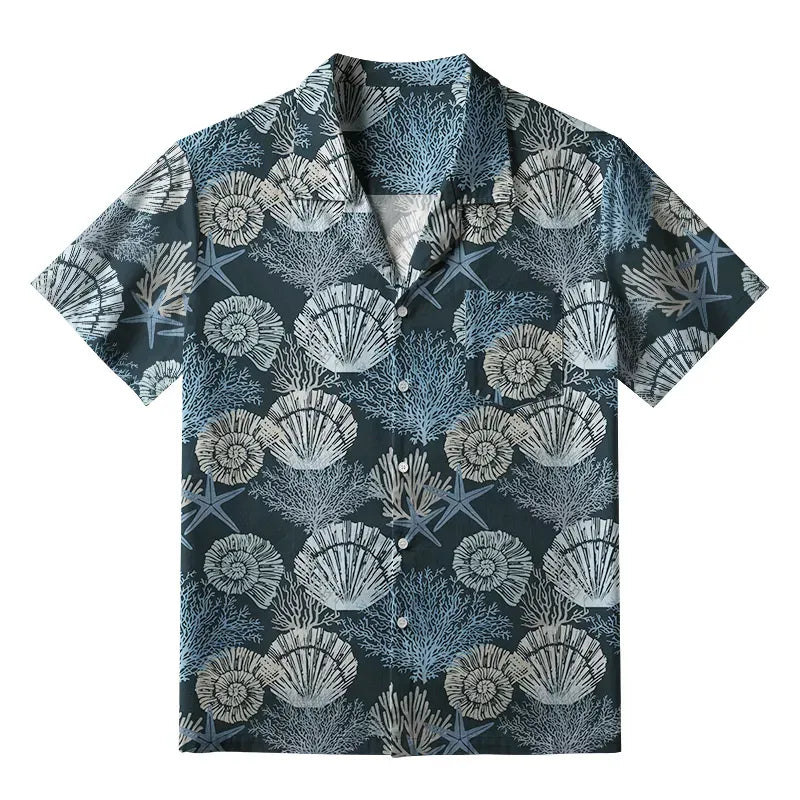 Seashell Starfish Summer Shirt for Vacation