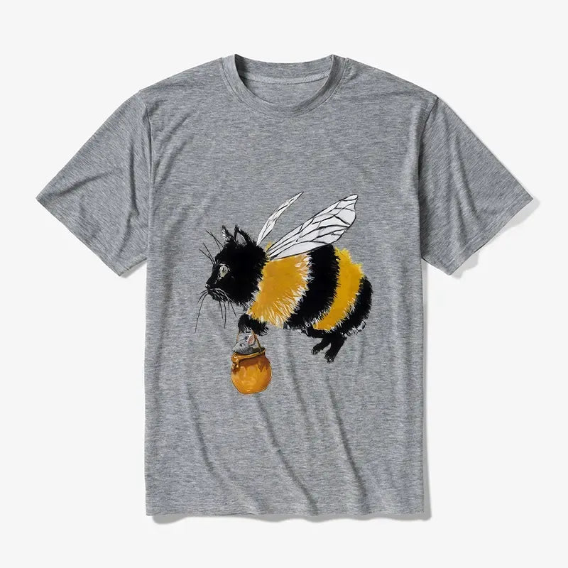 Trendy Cat T-Shirt for Streetwear