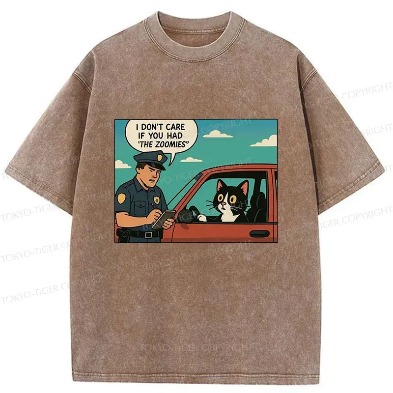 Funny Cat Speeding T-Shirt