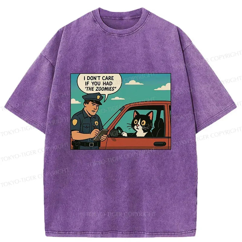 Funny Cat Speeding T-Shirt