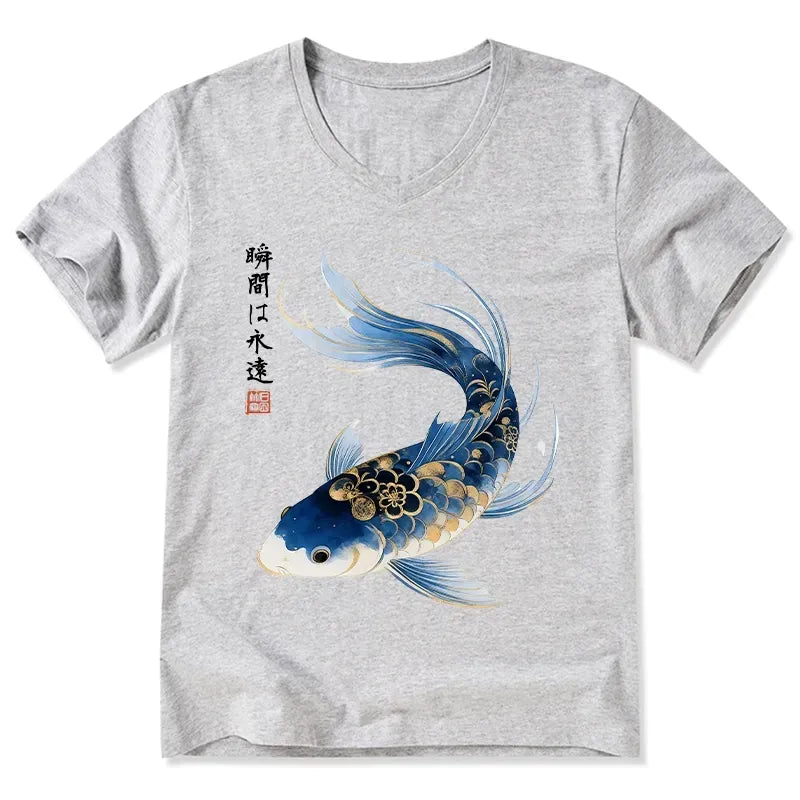 Vintage Koi Fish Classic T-Shirt on Sale