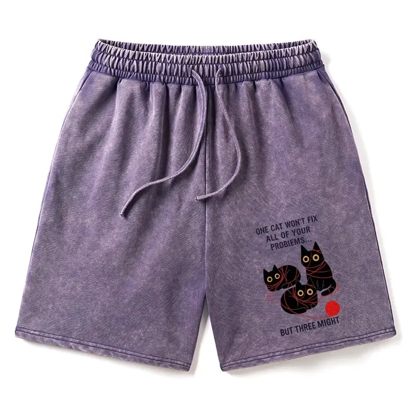 Japanese Washed Shorts for Streetwear