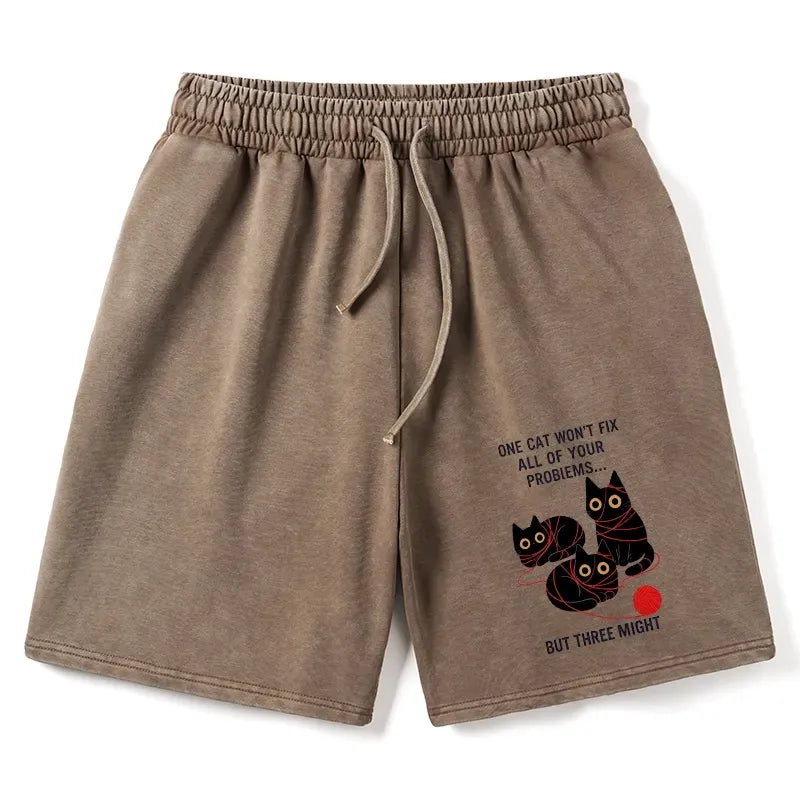 Japanese Washed Shorts for Streetwear