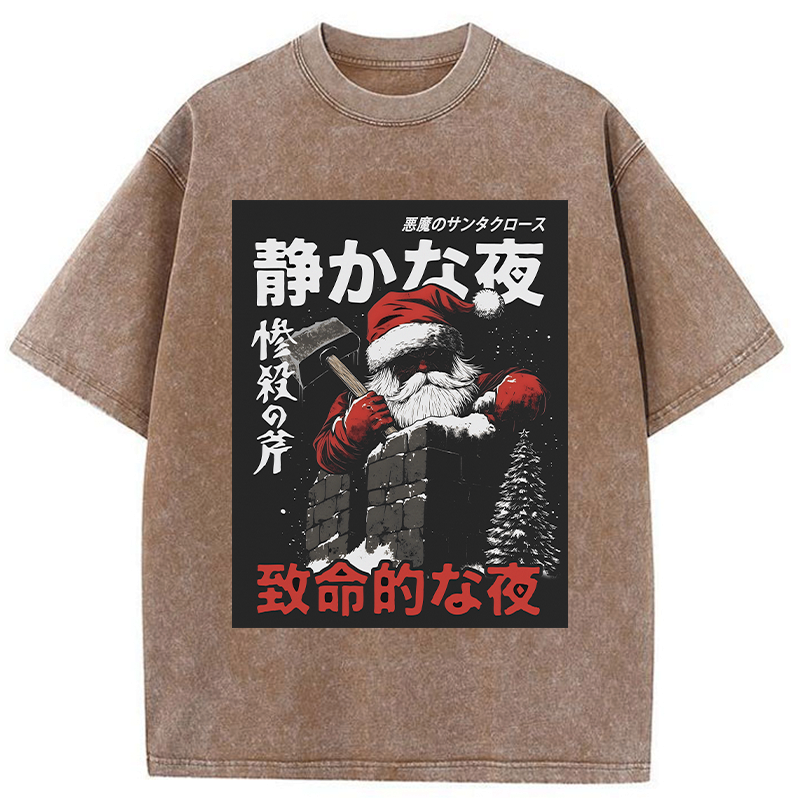 Japanese washed t-shirt for men