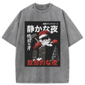 Japanese washed t-shirt for men