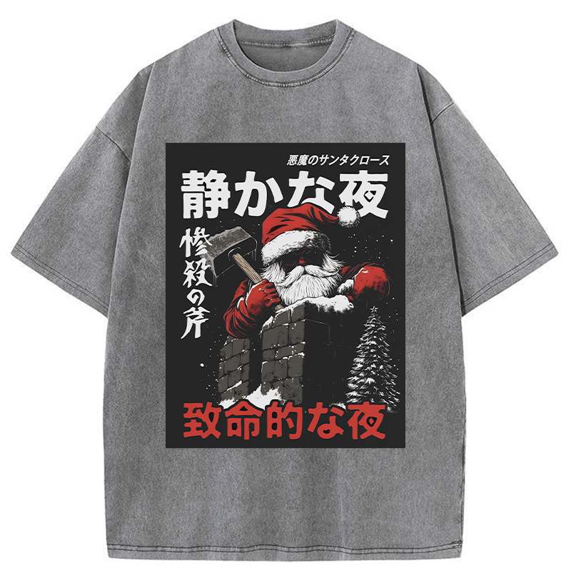 Japanese washed t-shirt for men