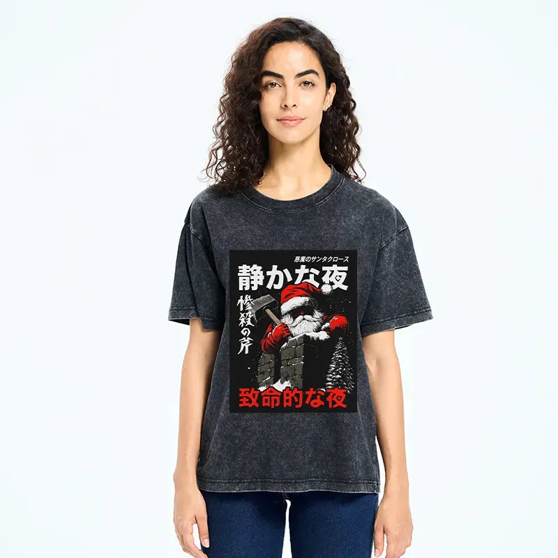Japanese washed t-shirt for men