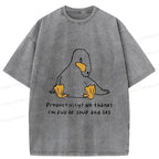 Japanese vintage washed t-shirt for men