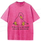 Japanese vintage washed t-shirt for men