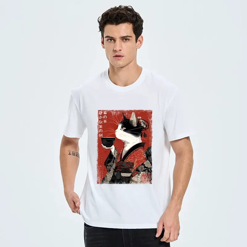 Vintage Japanese Cat T-Shirt