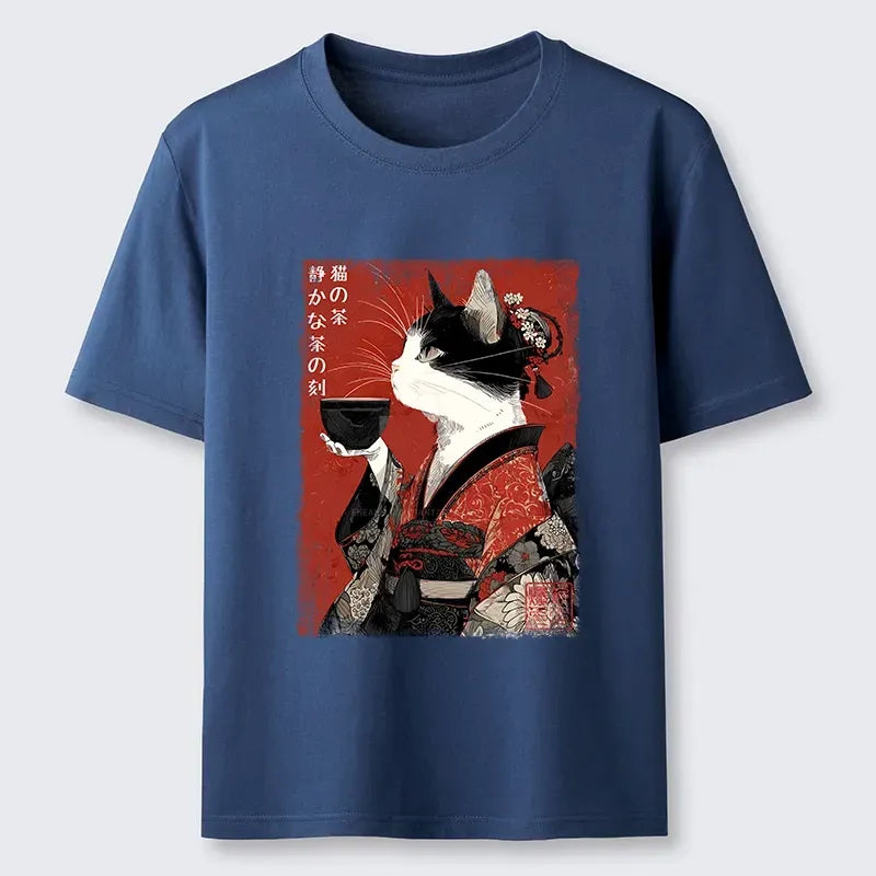 Red Ink Art Tee for Summer