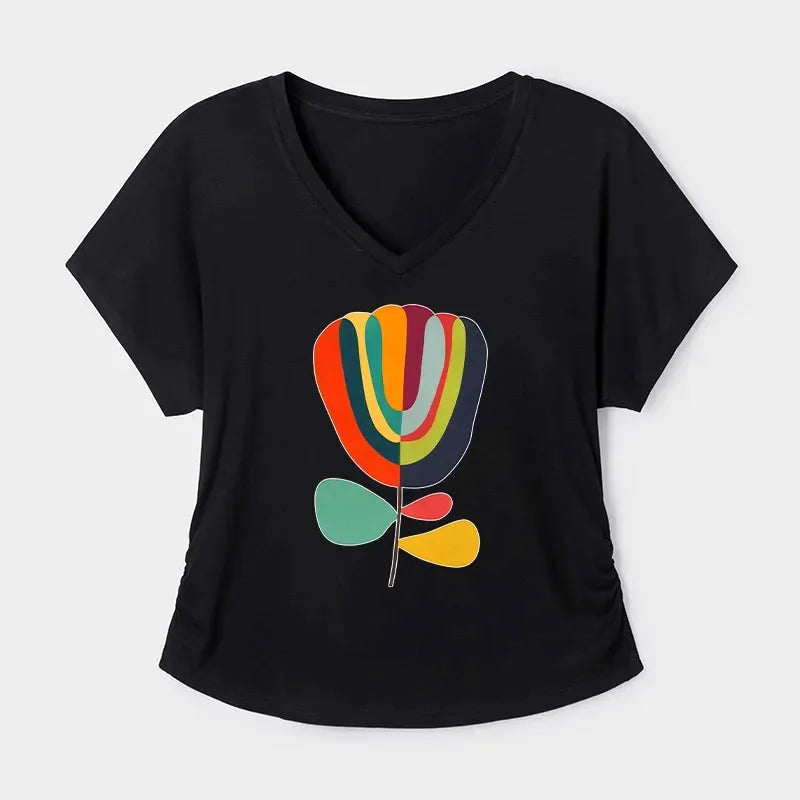 Modal Dolman Sleeve T-Shirt for Daily Wear