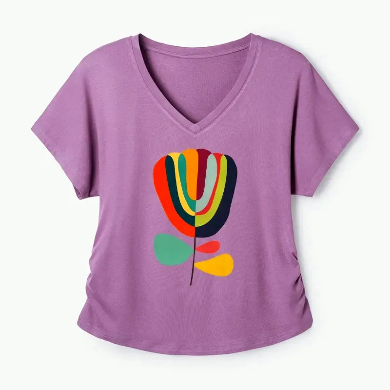 Modal Dolman Sleeve T-Shirt for Daily Wear