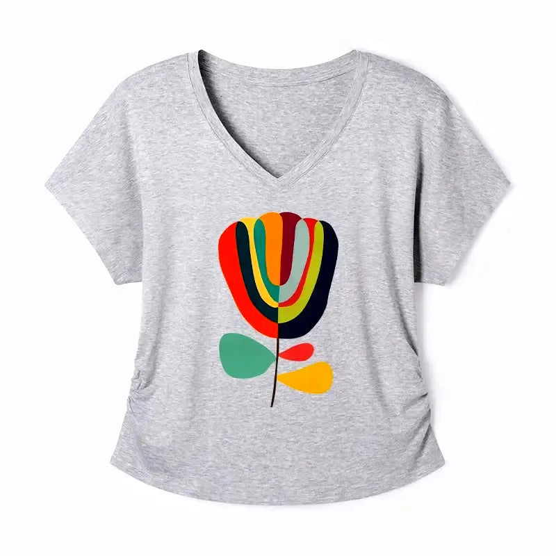 Modal Dolman Sleeve T-Shirt for Daily Wear