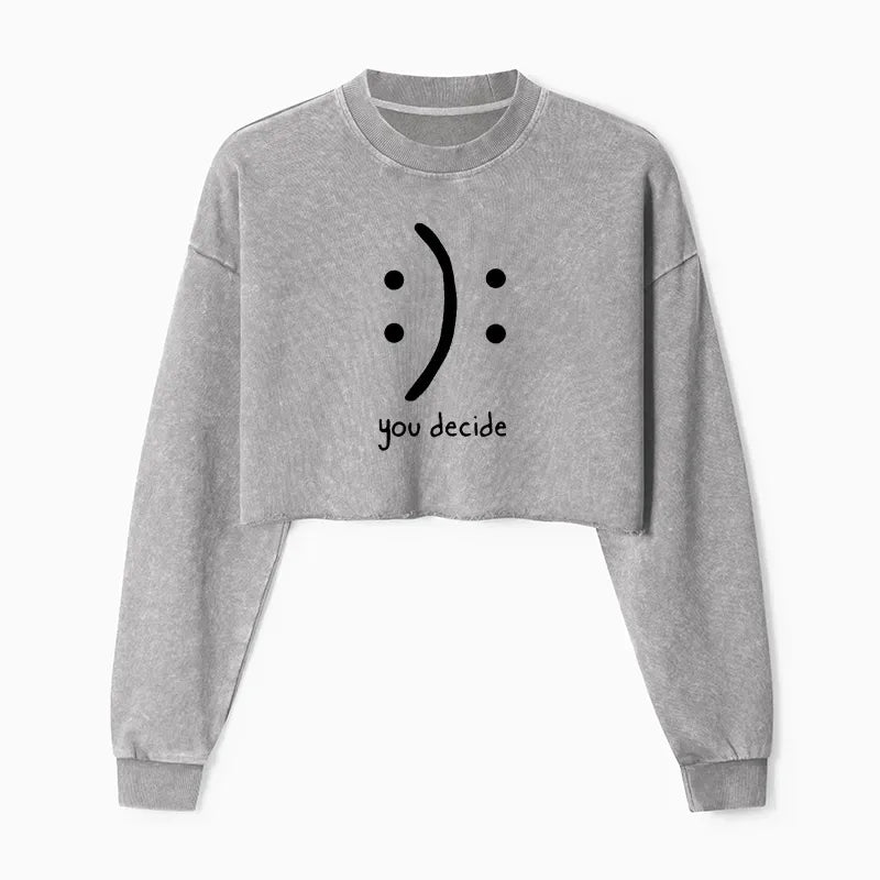 Japanese Vintage Lion Crop Sweatshirt on Sale