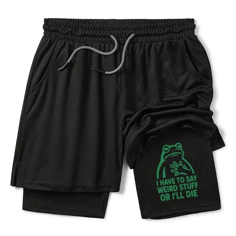 Weird Frog Kyoto Lion Shorts for Casual Summer