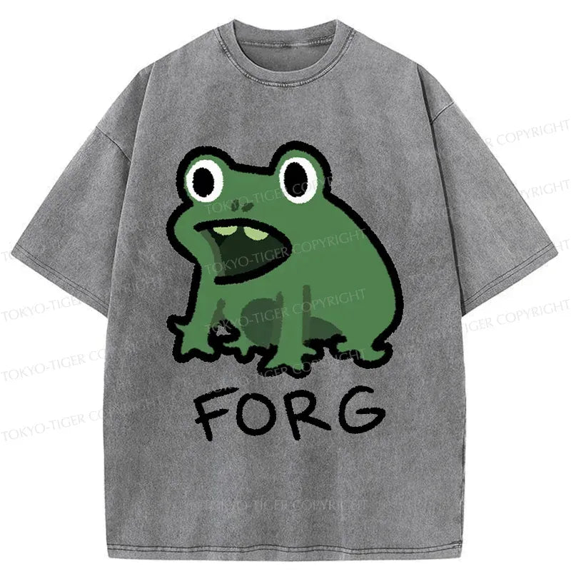 funny Japanese Kyoto lion washed t-shirt