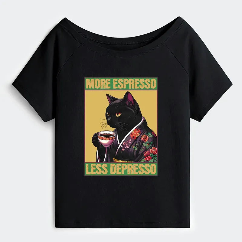 Funny Caffeine Depression Gift Idea T-Shirt