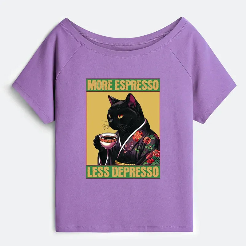 Funny Caffeine Depression Gift Idea T-Shirt