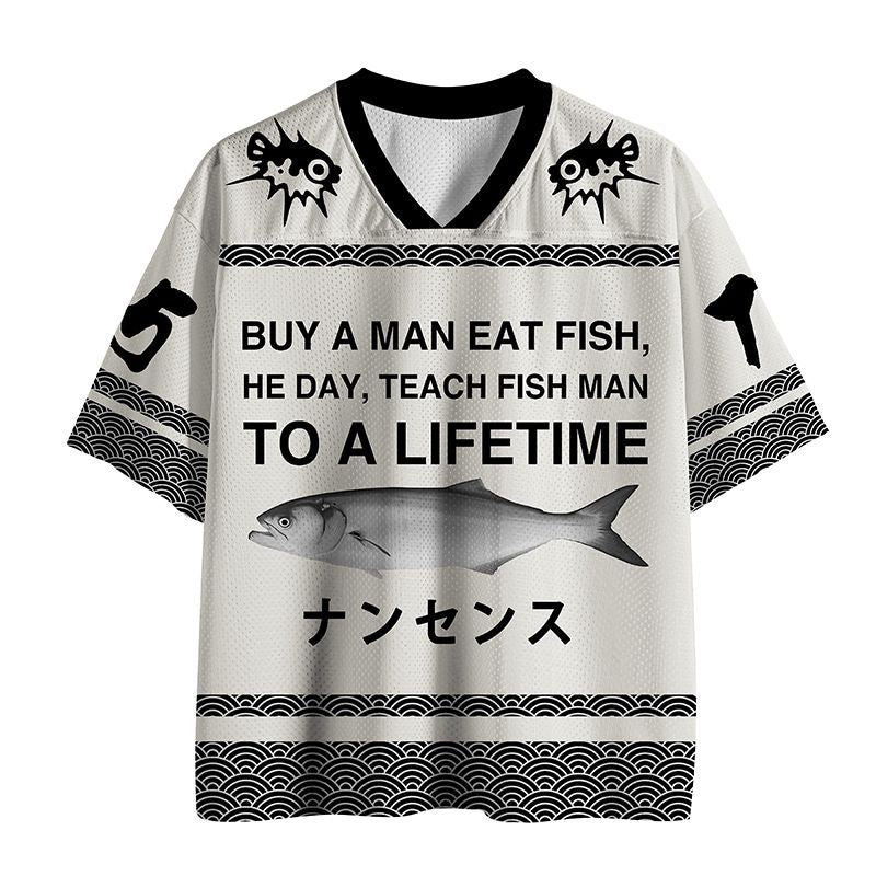 Unisex Breathable Mesh Jersey for Workout