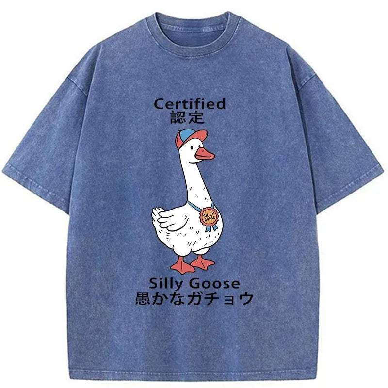 funny japanese silly goose t-shirt