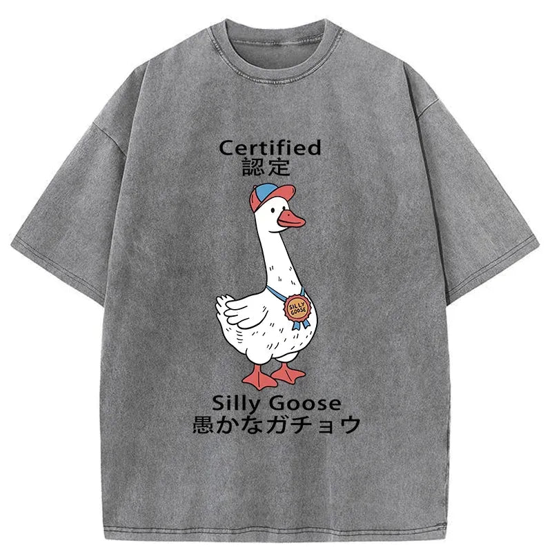 kyoto lion washed tee for streetwear