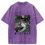 Kyoto-Lion Terrifying Mothman Washed T-Shirt