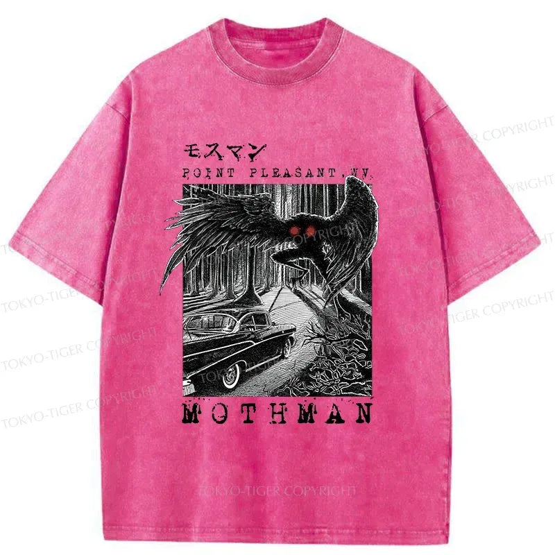 kyoto lion mothman washed t-shirt