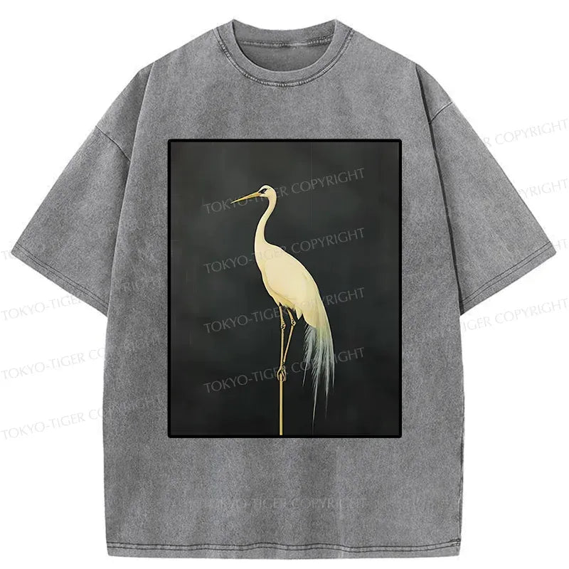 Kyoto-Lion Independent Crane Washed T-Shirt