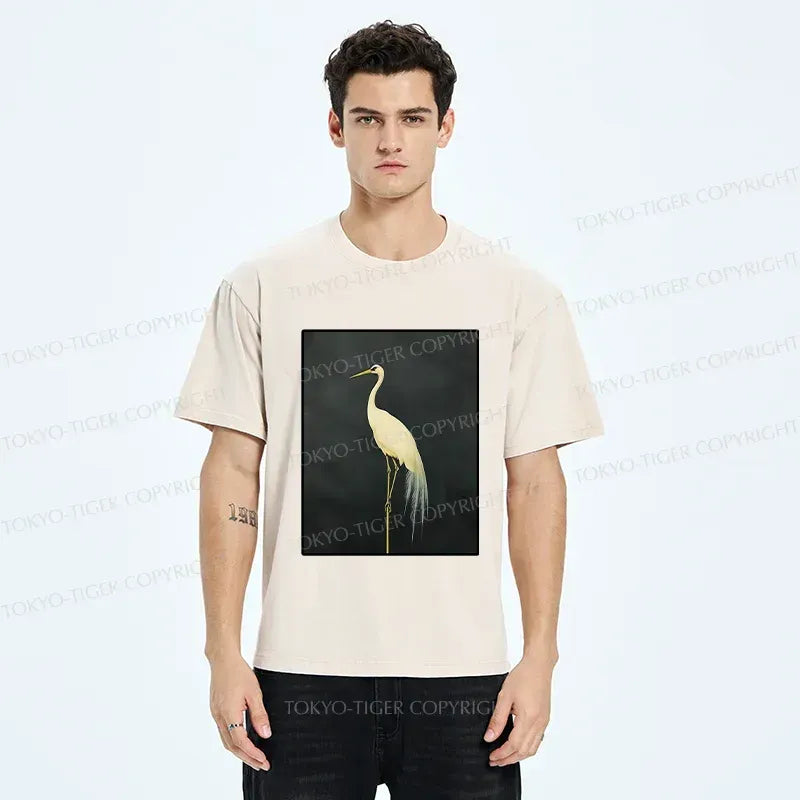Kyoto-Lion Independent Crane Washed T-Shirt