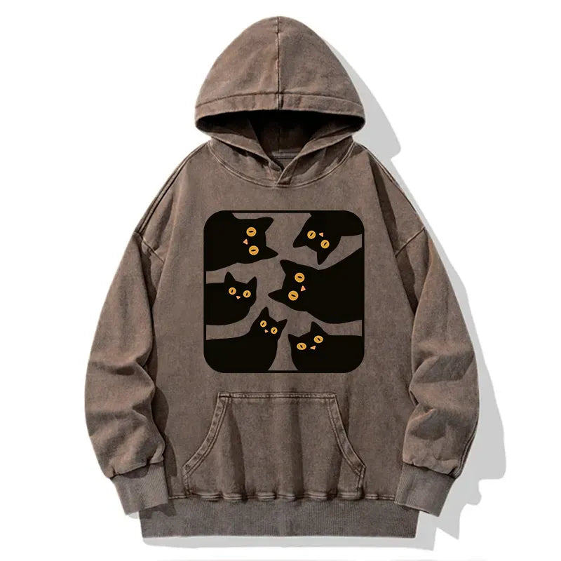 Kyoto Cat Watching You Hoodie Gift Idea