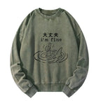 Trendy Japanese Culture Sweatshirt for Spring