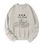 Trendy Japanese Culture Sweatshirt for Spring