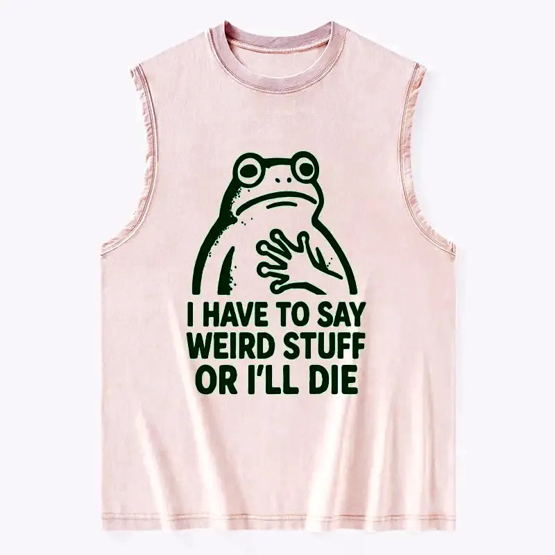Japanese streetwear frog tank top best seller