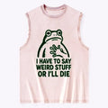 Japanese streetwear frog tank top best seller