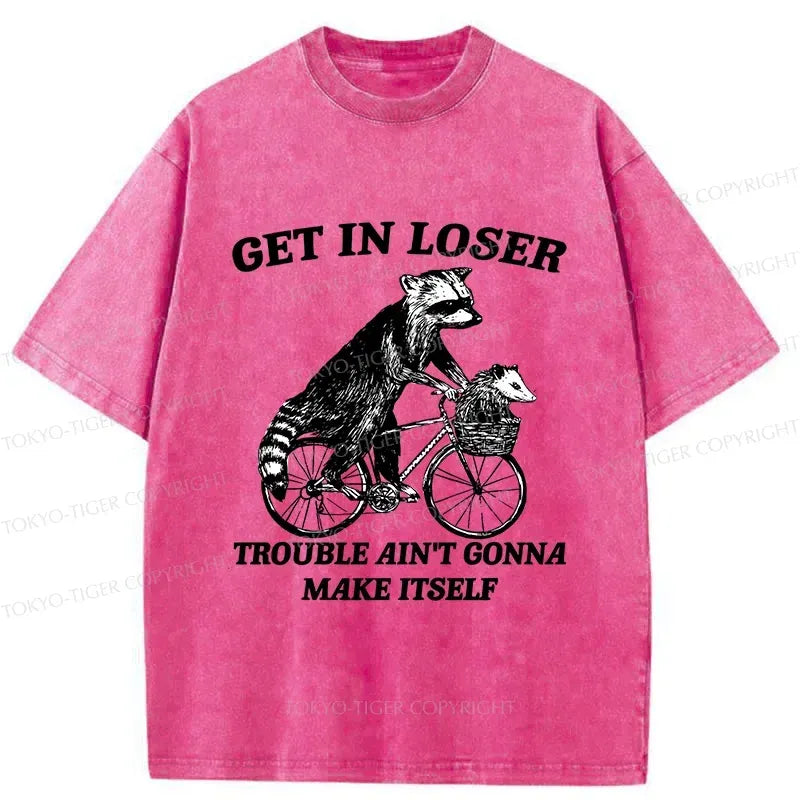 Trendy Kyoto-Lion Raccoon T-Shirt Gift
