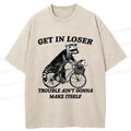 Japanese Vintage Raccoon Tee for Daily Wear