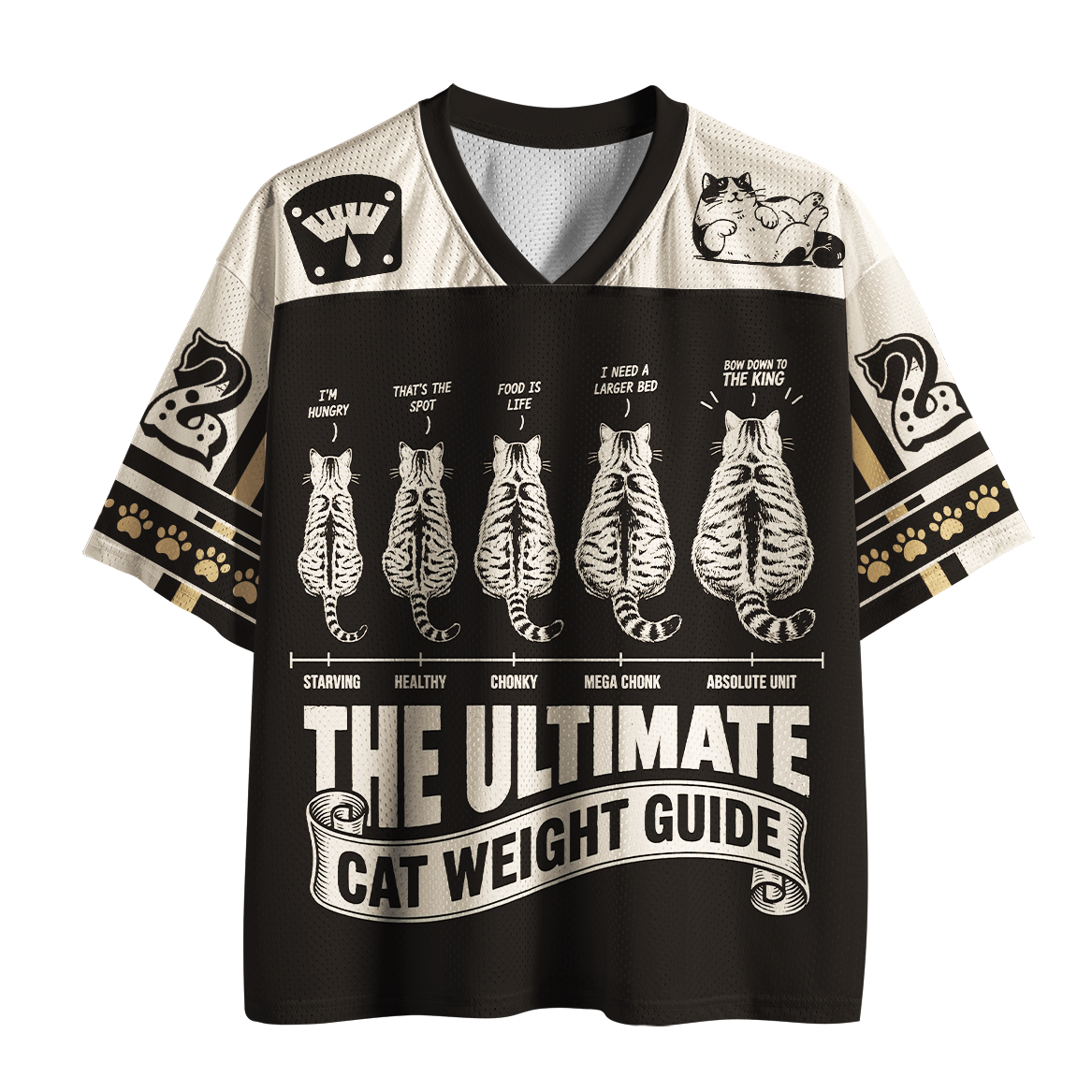 Vintage Cat Lover Mesh Jersey