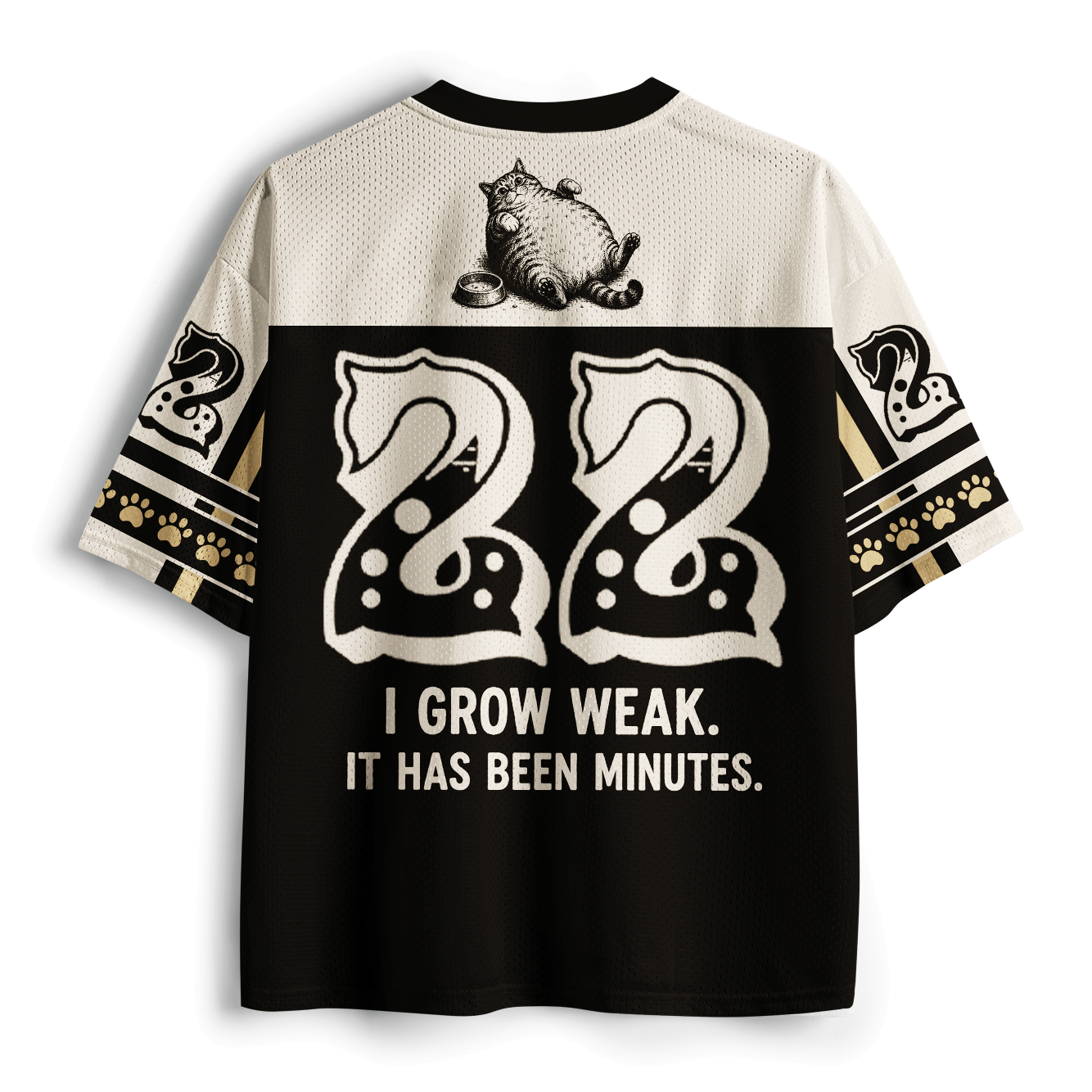 Kyoto-Lion The Ultimate Cat Weight Guide Chonky Cat Mesh Jersey